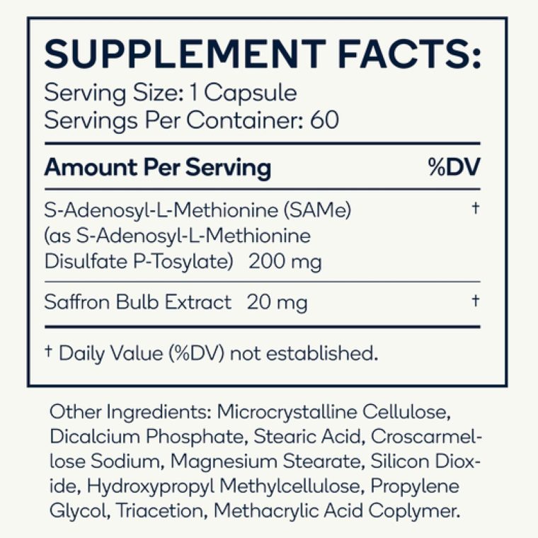 Mood - Emotional Balance & Serotonin Support Supplement - Same, Saffron Extract - 60 Tablets (Mood) - Image 5