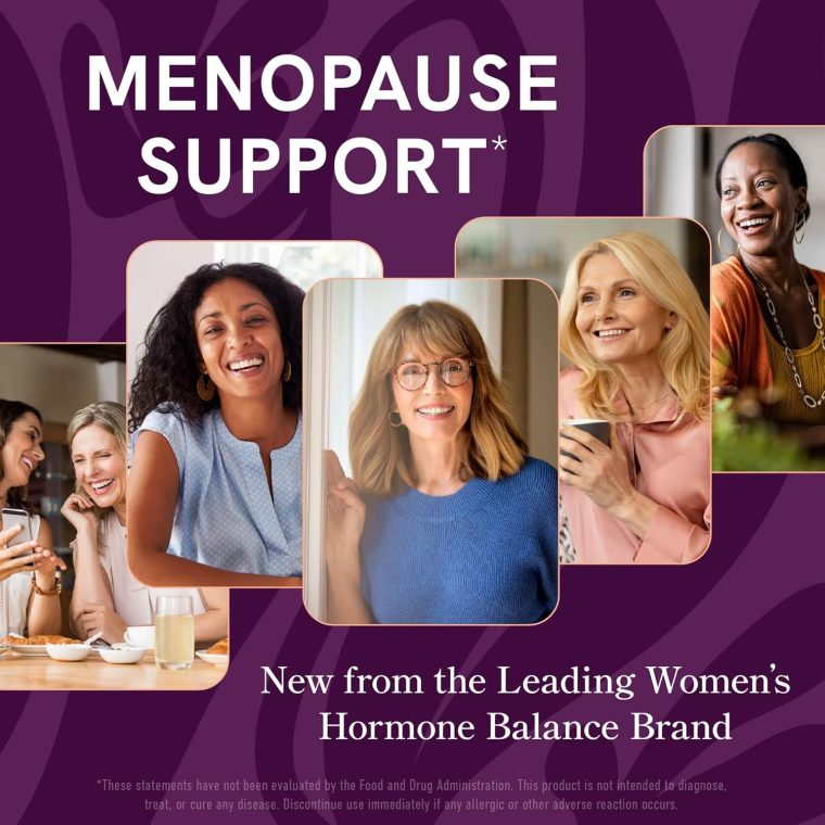 Menopause Support with Prebiotics and Probiotics for Women | Hormone Balance, Hot Flashes & Night Sweats | 50 Billion CFU, DIM & Black Cohosh | Triple Action Menopause Supplements for Women | 30 Ct - Image 6