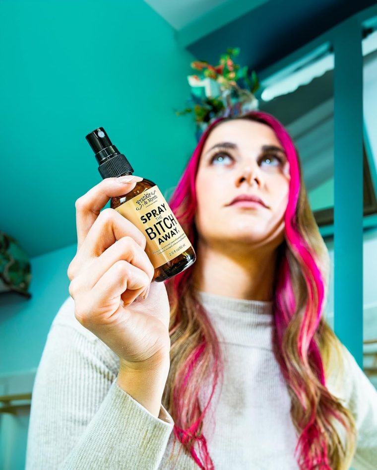 Frankie & Myrrh | The Bitch Kit Trio | Aromatherapy Spray, Roll-on and Blend for Irritability | Bergamot, Geranium, Lavender, Frankincense Essential Oils | Natural Perfume - Image 7