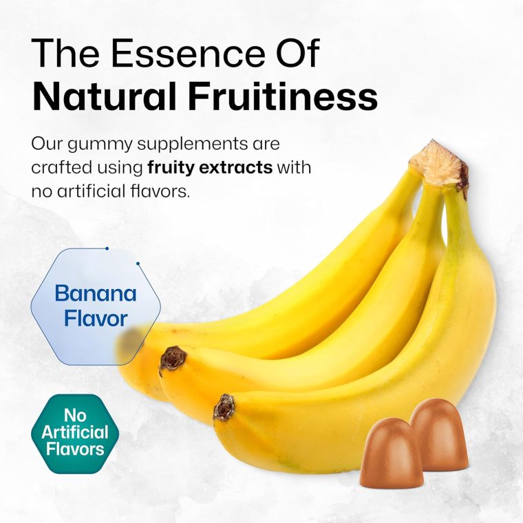 Maca Root Gummies - 1800 mg Strength - 90 Vegan Chews - Natural Support for Women & Men - Peruvian Maca Root Supplement - Banana Flavour Chews - Image 5