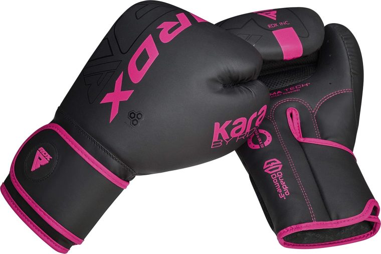 RDX Boxing Gloves, Pro Training Sparring, Maya Hide Leather, Muay Thai MMA Kickboxing, Men Women Adult, Heavy Punching Bag Focus Mitts Pads Workout, Ventilated Palm, Multi Layered, 8 10 12 14 16 18 Oz - Image 8