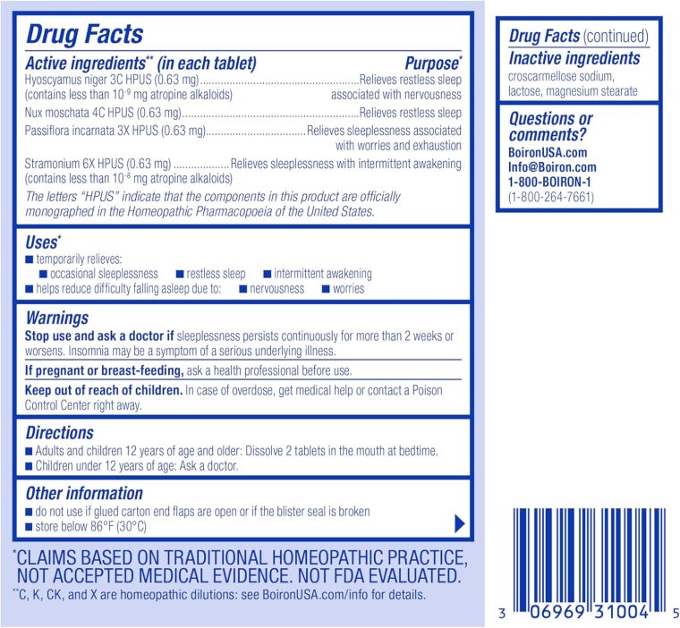 Boiron SleepCalm Sleep Aid for Deep, Relaxing, Restful Nighttime Sleep - Melatonin-Free and Non Habit-Forming - 60 Count - Image 9