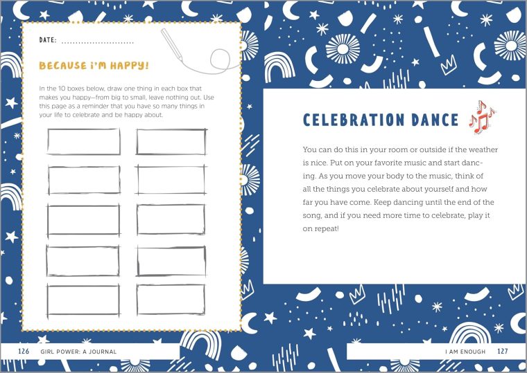Girl Power: A Journal: Encouraging Prompts and Affirmations to Empower a Confident You - Image 6