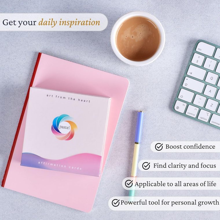 PASTEL Positive Affirmation Cards for Women – Daily Affirmations Cards for Mindfulness, Self Care, Meditation | Inspirational and Motivational Gifts for Women - Image 2