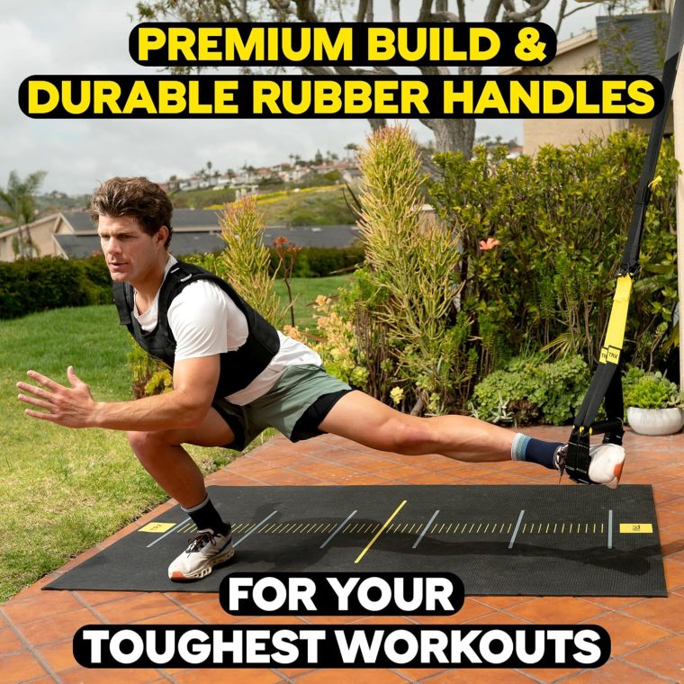 TRX PRO3 Suspension Trainer System, Durable Design for Cross-Training, Weight Training, HIIT Training & Cardio, Includes 3 Anchor Solutions for Indoor & Outdoor Home Gyms - Image 4
