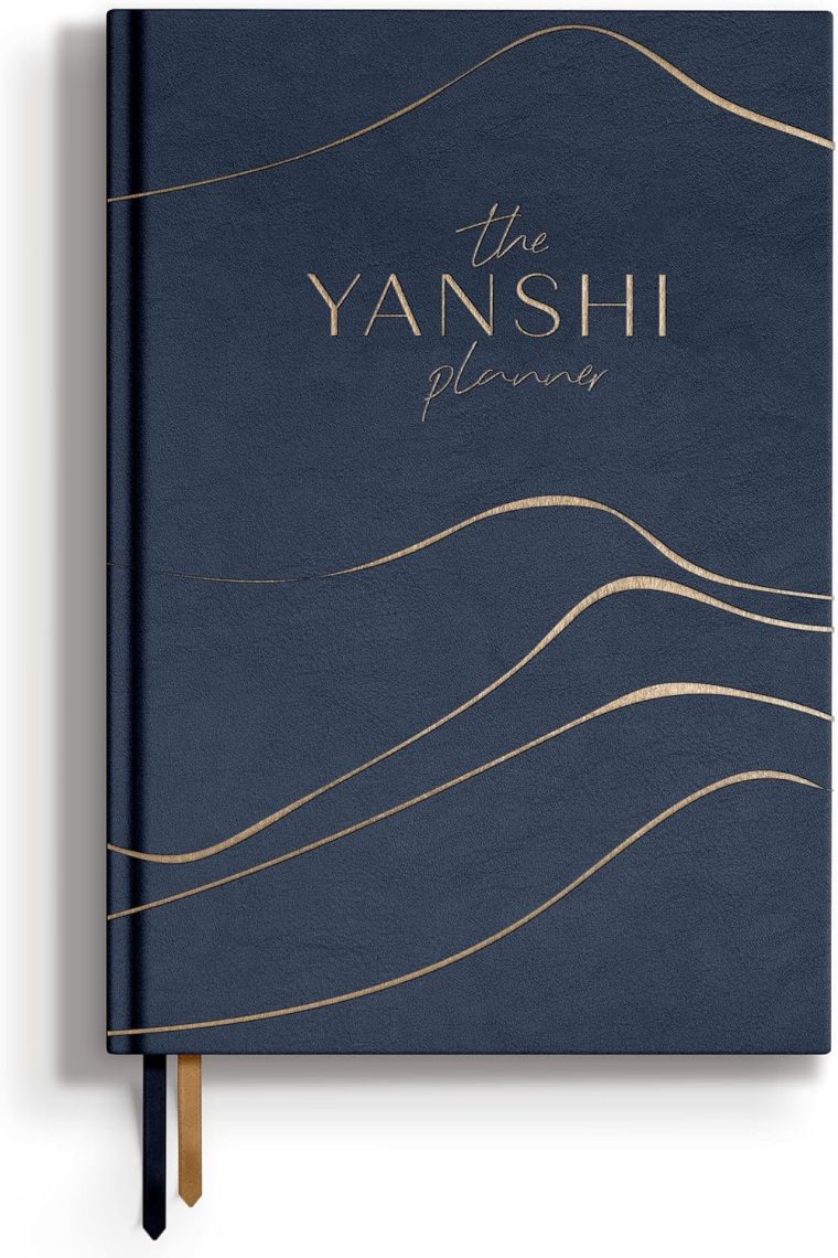 Self Care Journal 2022 - Stress Relief Happiness Wellness Planner - Food, Fitness, Mental Health Wellness Journal Self Care Planner (Blue w Gold Lines (Limited Edition))