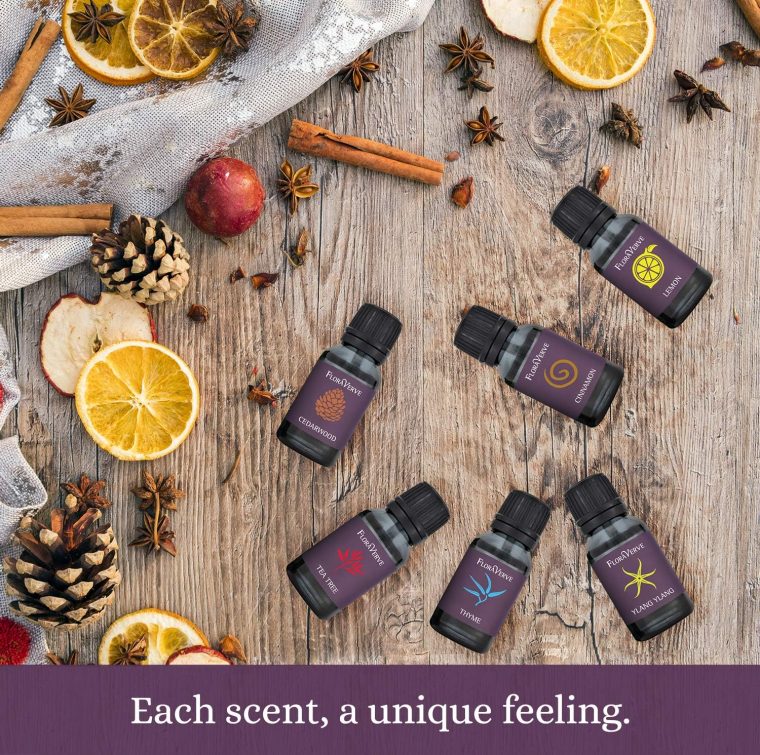 floraVerve Customized Essential Oils Set, Build Your Own Starter Kit, Pick Only Those You Like! (10 x 5ml Natural Aromatherapy Essential Oils + 1x30ml Carrier Oil) - Image 5