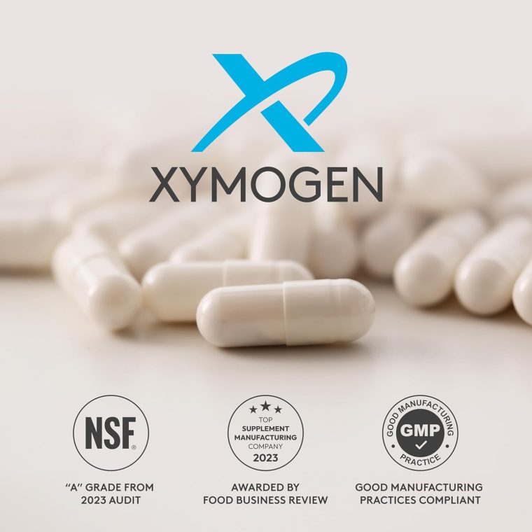 XYMOGEN OptiMag 125 - Magnesium Supplement with Di-Magnesium Malate & Glycinate Lysinate to Support Nerve, Muscle, Bone Health + Heart Health (240 Capsules) - Image 5