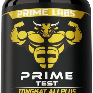 Prime Labs Tongkat Ali for Men - Plus Organic Black Maca Root and Tribulus Terrestris - Performance, Vitality, Energy - 60 Count