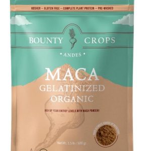 Organic Maca Powder Gelatinized 24 Oz Bag (1.5 lb - 680 gr), Energy & Vitality Booster, Non-GMO & Gluten-Free, Peruvian Superfood, Certified Organic