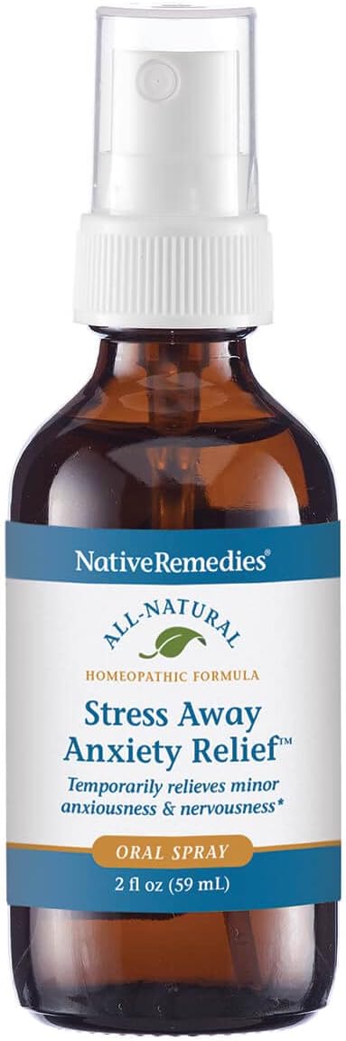 Native Remedies Stress Away for Adults and Children 2+, Chamomile, Passion Flower, Stress Relief Supplement, Mood Support, Dropper – 30 Day Supply