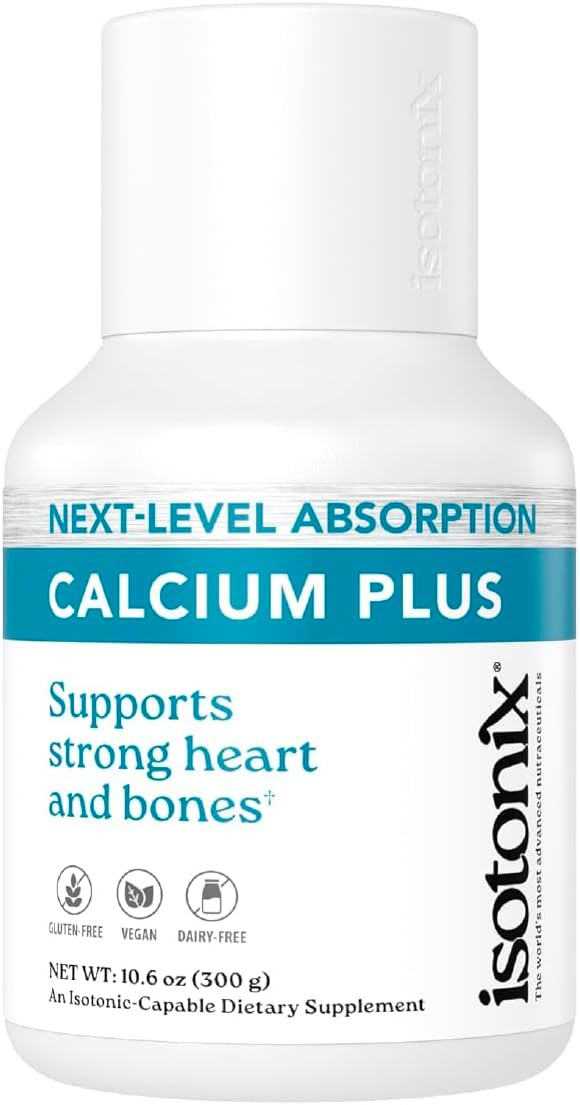 Isotonix Calcium Plus – Calcium, Magnesium, Vitamin D3, Vitamin C & Boron Supplement for Bone, Muscle, and Cardiovascular Health – 90 Servings – Natural Orange-Mango Flavor