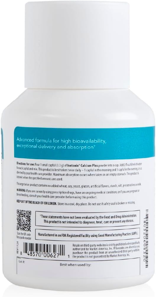 Isotonix Calcium Plus – Calcium, Magnesium, Vitamin D3, Vitamin C & Boron Supplement for Bone, Muscle, and Cardiovascular Health – 90 Servings – Natural Orange-Mango Flavor - Image 7