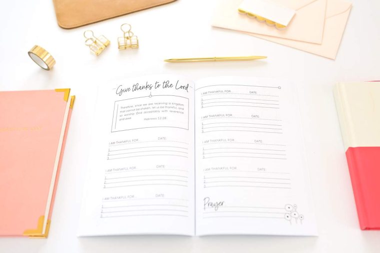 Christian Gratitude Journal for Women: Give Thanks to the Lord: A 52 Week Inspirational Guide to More Prayer and Less Stress - Image 3