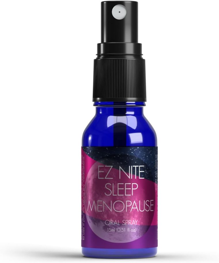 EZ Nite Sleep Menopause Oral Spray – Fast-Acting Menopause Symptom Relief with Black Cohosh, Wild Yam, Flaxseed, Melatonin, Valerian Root - 1 Month Supply - Image 2