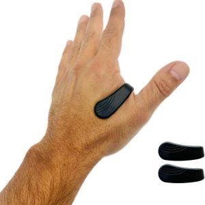 Hand Acupressure Relief Clips for Headache Migraine Aid Relieve Anxiety Tension and Stress Device (Black)