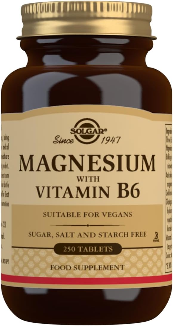 Solgar Magnesium with Vitamin B6, 250 Tablets - Promote Healthy Bone Mineralization, Support Nerve & Muscle Function, Energy Metabolism - Non-GMO, Vegan, Gluten Free, Dairy Free, Kosher - 83 Servings - Image 4