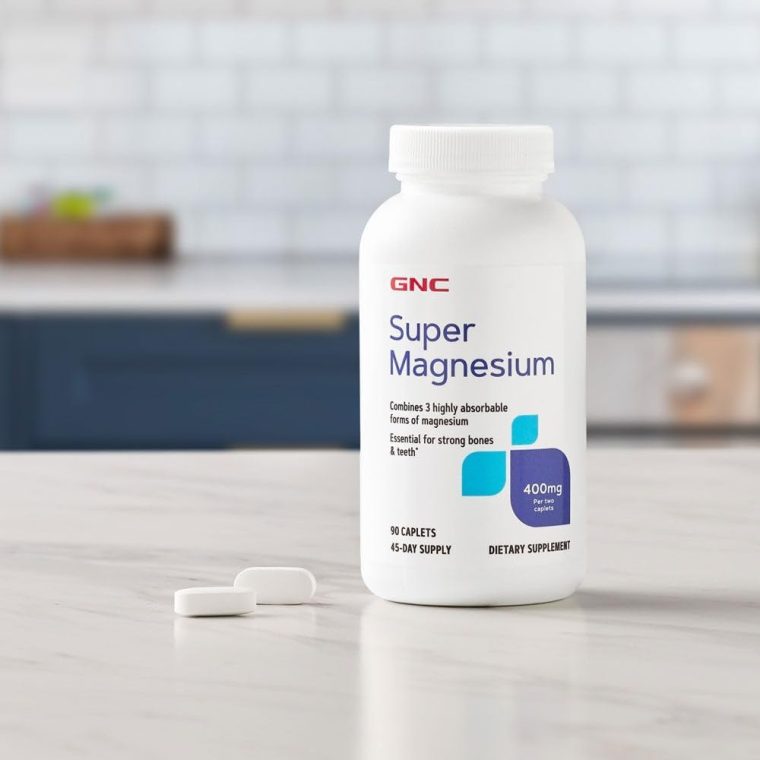 GNC Super Magnesium 400mg Supplement, Supports Strong Bones and Teeth, Highly Absorbable, 45 Servings - Image 6