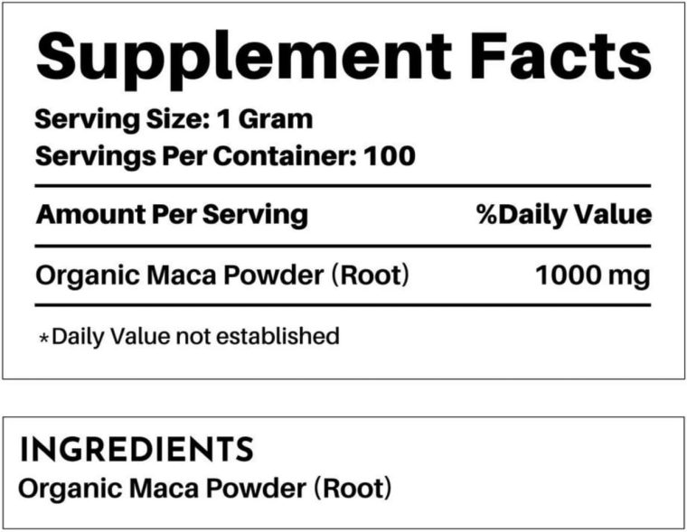 JUST INGREDIENTS Organic Maca Root Powder | 100 Servings | 100% Organic & Vegan Superfood | Supports Natural Wellness and Hormonal Balance | No Artificial Additives - Image 4