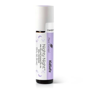 Plant Therapy KidSafe Nighty Night Essential Oil Blend for Sleep 10 mL (1/3 oz) Pre-Diluted Roll-On 100% Pure, Natural Aromatherapy, Therapeutic Grade