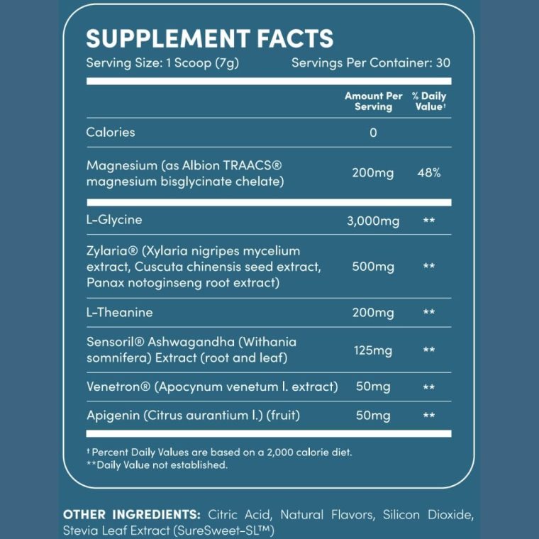 Remade Natural Sleep Aid Without Melatonin - Ashwagandha, L Theanine, Apigenin, Glycine - Image 2