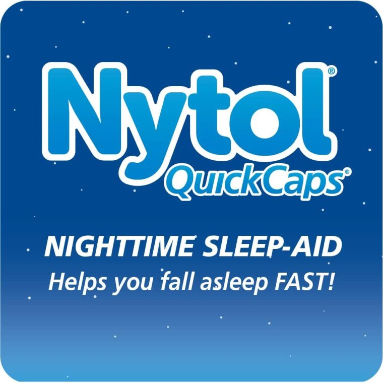 Nytol Quick Caps Nighttime Sleep Aid, Helps You Fall Asleep Fast, 16 Caplets - Image 2
