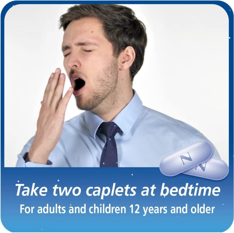 Nytol Quick Caps Nighttime Sleep Aid, Helps You Fall Asleep Fast, 16 Caplets - Image 4
