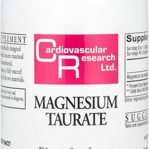 Cardiovascular Research Magnesium Taurate 125 mg, Creamy White, 180 Capsules (MAGT2)
