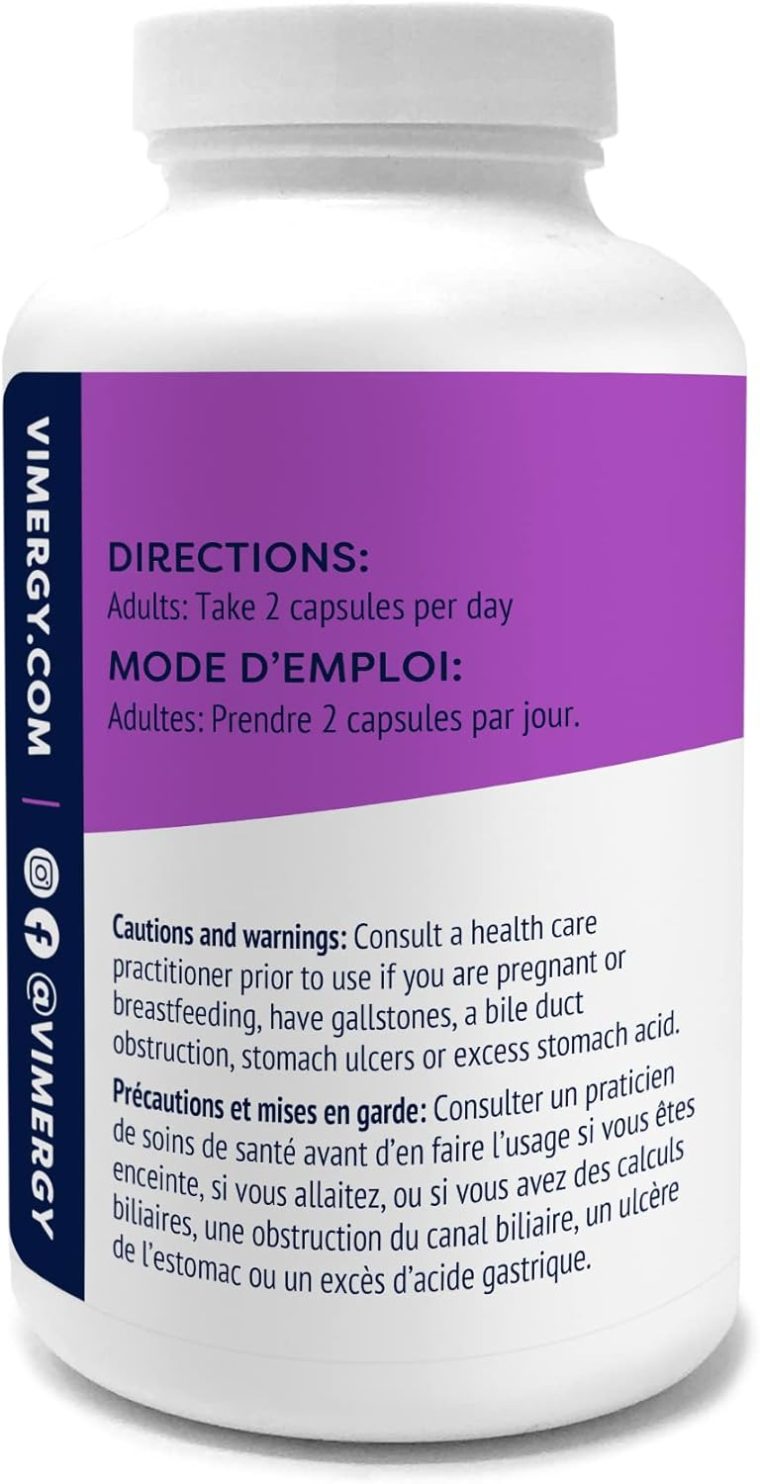Vimergy Magnesium Glycinate – Stress Support – Chelated to Avoid Tummy Upset*– Promotes Heart Health & Energy*– Kosher, Vegan Gluten-Free – 180 Caps - Image 6