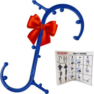 Neck and Back Massager Tool: Your Professional Companion for Back, Neck & Shoulder Relaxation. Pressure Point & Trigger Point Massage, and a Practical Back Scratcher for Deep Muscle Soothing(Blue)