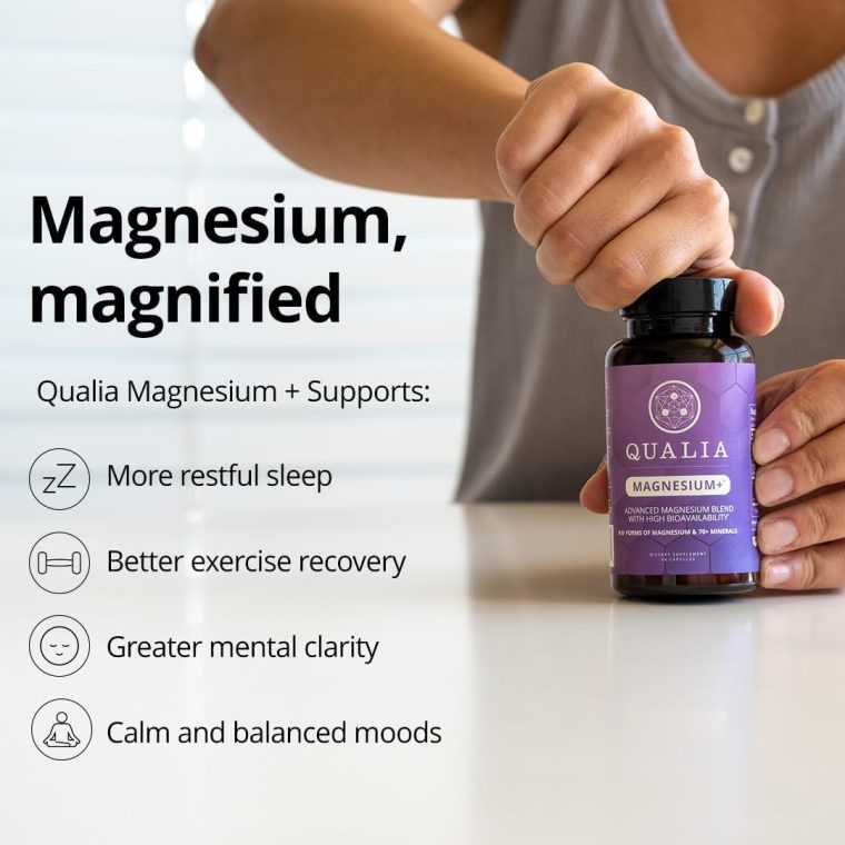Qualia Magnesium+ | Doctor-Formulated. Premium Formula | High Bioavailability | 10 Forms of Magnesium & 70+ Minerals | Relaxed Mood, restful Sleep, & Exercise Recovery - Image 3