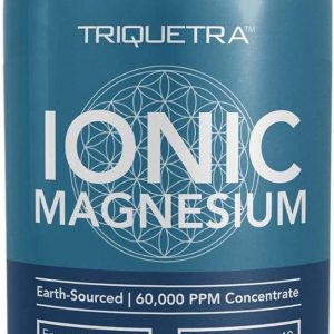 Liquid Magnesium | 8 oz - Ionic Magnesium Chloride, Highest & Fastest Absorption - Calm Mood, Sleep, Muscle Cramps & Spasms, Natural Laxative – Vegan, Glass Bottle (96 Servings)