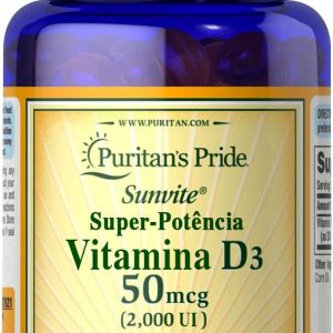 Puritan's Pride Vitamin D3 2000 IU-100 Softgels