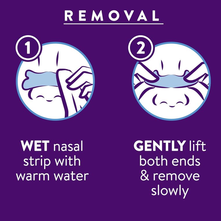 ZzzQuil Sleep Nasal Strips, Clear Nasal Strips, Snoring Relief from Nasal Congestion, Works Instantly, Reduces Nasal Congestion for Less Snoring and Better Sleep, Drug Free, 52 Nasal Strips - Image 7