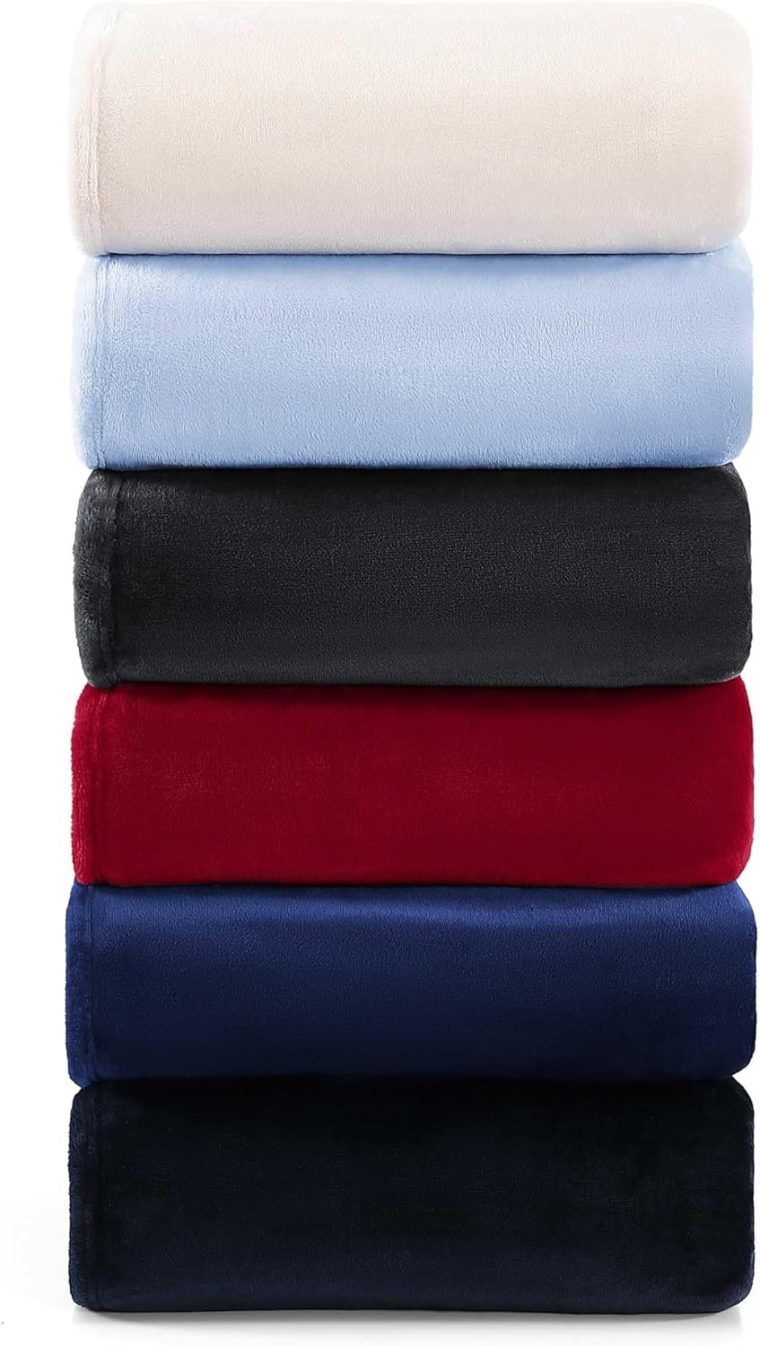 Tommy Hilfiger - King Plush Blanket, Medium Weight Bedding for Year-Round Use, Perfect for Layering on Beds or Couches (Marine Blue) - Image 9