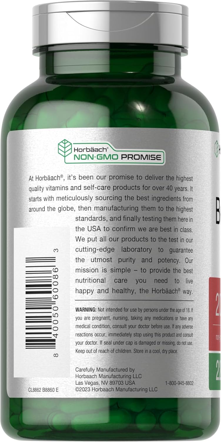 Horbäach Beet Root Powder Capsules | 220 Pills | Herbal Extract | Non-GMO, Gluten Free Supplement - Image 3