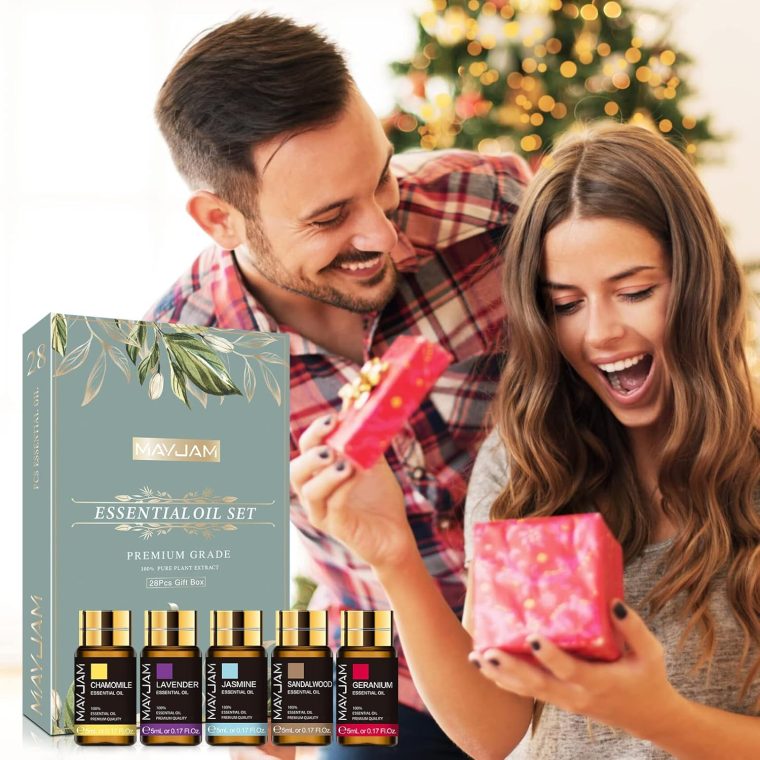 Top 28 Essential Oil Set for Diffuser Massage, 24x5ml Essential Oil Singles, 4x10ml Essential Oil Blends for Home Office Yoga - Image 6