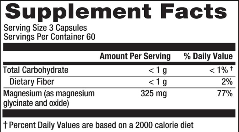 Natural Vitality Calm, Magnesium Glycinate Supports Bone, Muscle, Heart, & Nerve Health, Non-GMO, Vegan, Gluten Free 180ct - Image 2