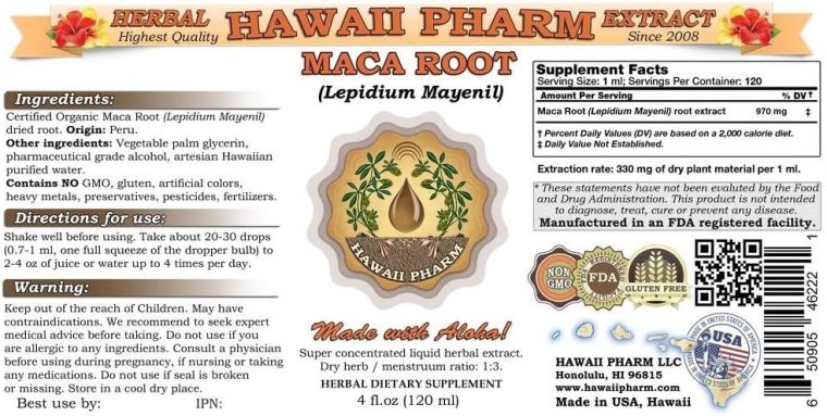 Maca Root (Lepidium Meyenii) Extract 4 oz - Image 2