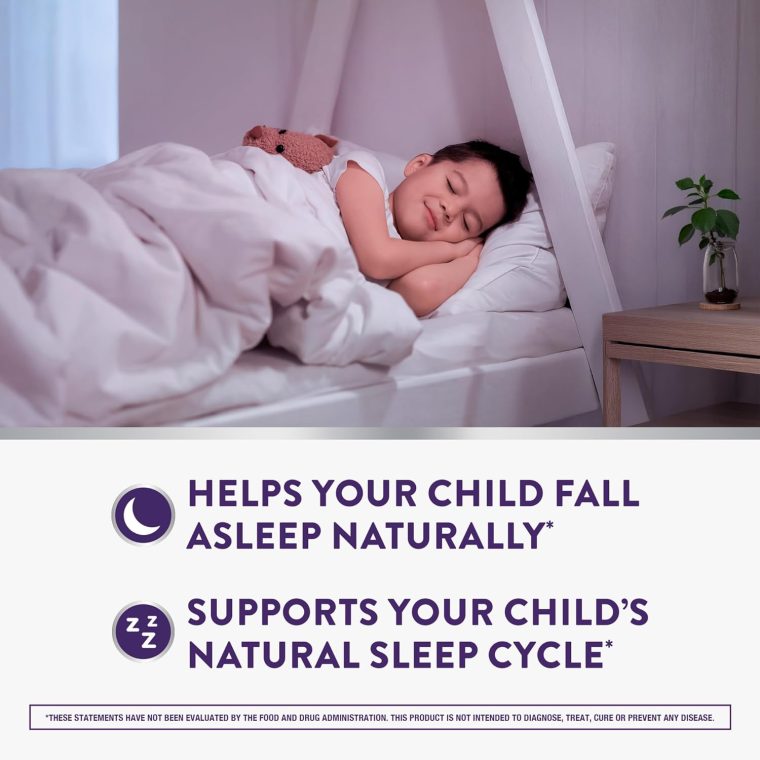 PURE Zzzs Kidz, Kids Melatonin Gummy, Sleep Aid, Low Amount of Melatonin for Kids, with Chamomile and Lavender, Melatonin 1 mg, Melatonin Gummies Kids, Berry Flavored, 72 Sleep Gummies - Image 4