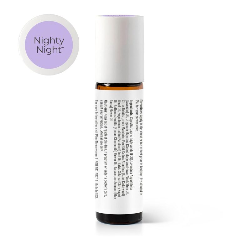 Plant Therapy KidSafe Nighty Night Essential Oil Blend for Sleep 10 mL (1/3 oz) Pre-Diluted Roll-On 100% Pure, Natural Aromatherapy, Therapeutic Grade - Image 7