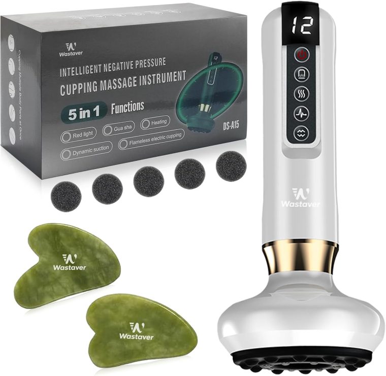 Ellulite Massage Tool, Anti Cellulite Massager-Cupping Kit for Massage Therapy, 12 Speed Adjustable Suction Cupping Therapy Set for Belly, Thighs, Arms, Butt