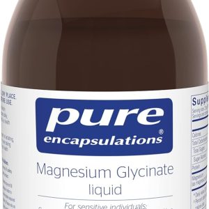 Pure Encapsulations Magnesium Glycinate Liquid - Supports Bone Health & Heart Health* - Vegan, Gluten Free & Non-GMO - 16.2 fl oz