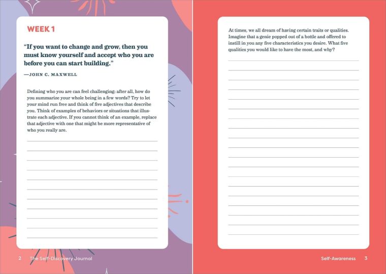 The Self-Discovery Journal: 52 Weeks of Reflection, Inspiration, and Growth (A Year of Reflections Journal) - Image 7