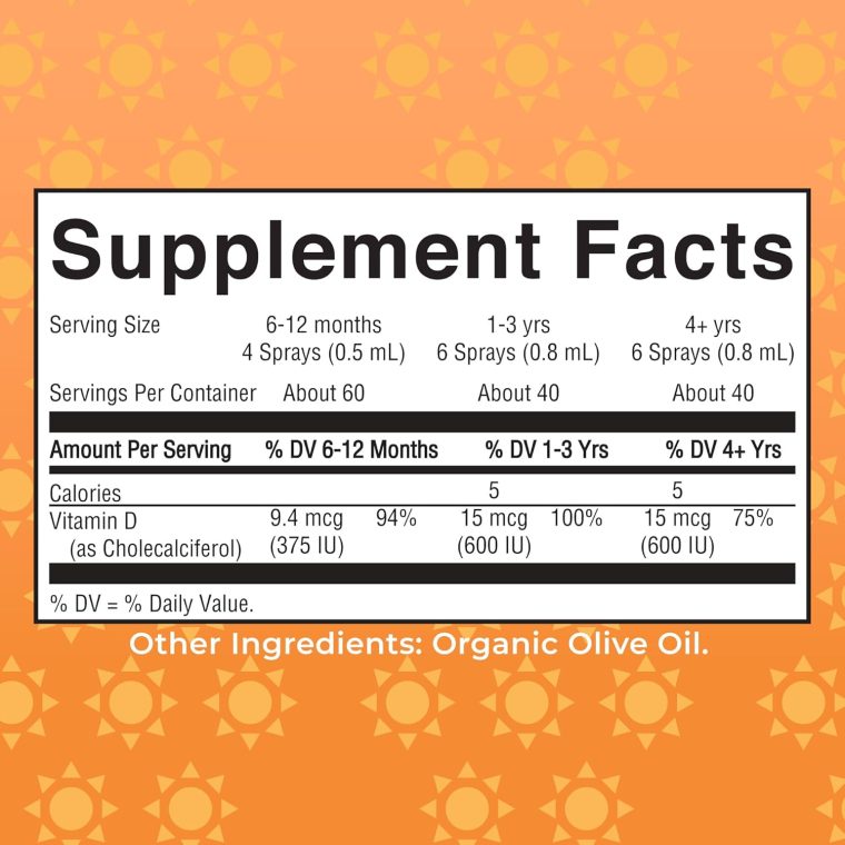 MaryRuth Organics Vitamin D USDA Organic | VIT D3 Liquid | Sugar Free | Liquid VIT D Spray Immune Support for Adults & Kids | Bone Health| Vegan | Gluten Free | Non-GMO | 30 Servings - Image 2