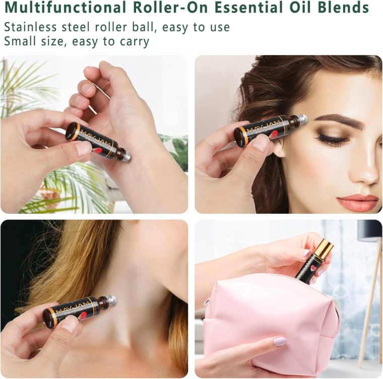 Top 28 Essential Oil Set for Diffuser Massage, 24x5ml Essential Oil Singles, 4x10ml Essential Oil Blends for Home Office Yoga - Image 5