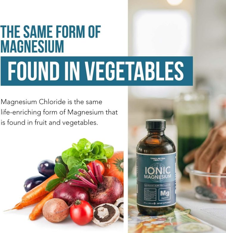Liquid Magnesium | 8 oz - Ionic Magnesium Chloride, Highest & Fastest Absorption - Calm Mood, Sleep, Muscle Cramps & Spasms, Natural Laxative – Vegan, Glass Bottle (96 Servings) - Image 3