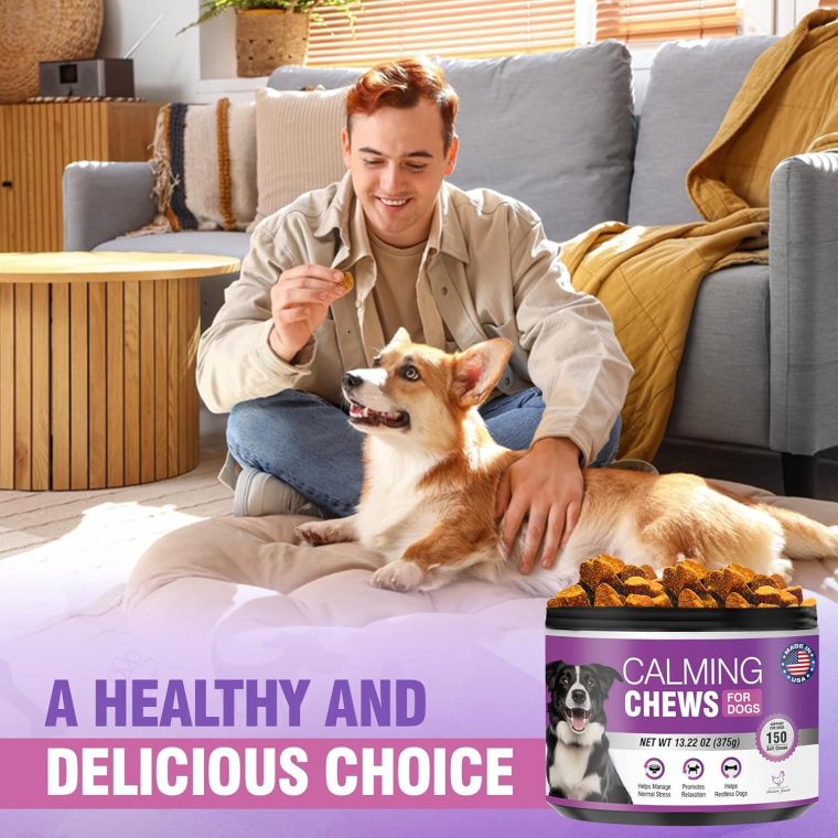 Hemp Calming Chews for Dogs 300 Calming Dog Anxiety and Stress Relief Treats Calm Bites Hemp Oil Sedative for Puppy Sleep Aid Melatonin Fireworks Noise, Thunder, Barking, Vet Visit (Chicken Flavor) - Image 7