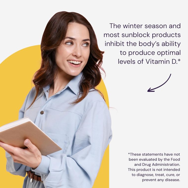 Healthy Origins Vitamin D3 (Lanolin) 5,000 IU Softgel - Bone Health and Immune Support Supplement - Easily Absorbable Vitamin D Supplements - Gluten-Free Vitamin D3 Supplement - 360 Softgels - Image 6