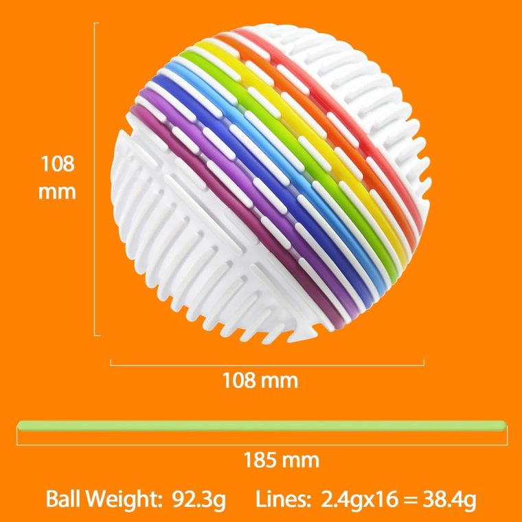 Sensory Fidget Toys, Sensory Activity Ball for Autism, ADHD, Calming, Stress, Anxiety Relief | Sensory Activity Board Travel Toys for Kids Toddlers 3+ with 16 Silicone Strings - Image 7